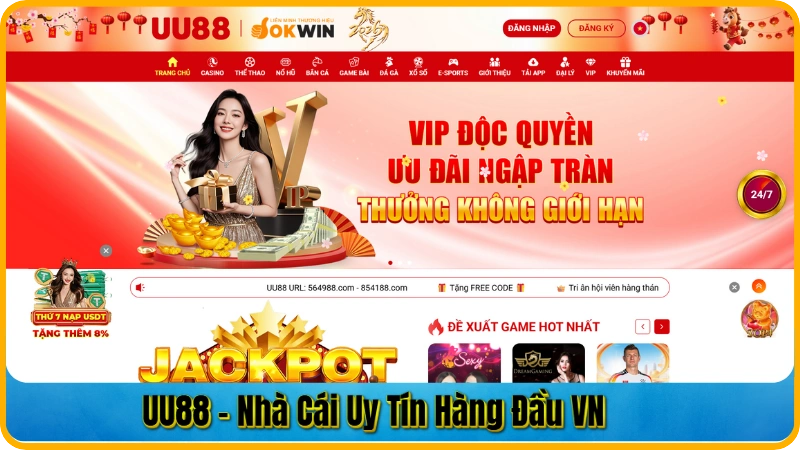 UU88 - giao diện nhà cái tiếng Việt, nạp rút nội địa và các sảnh casino, slot